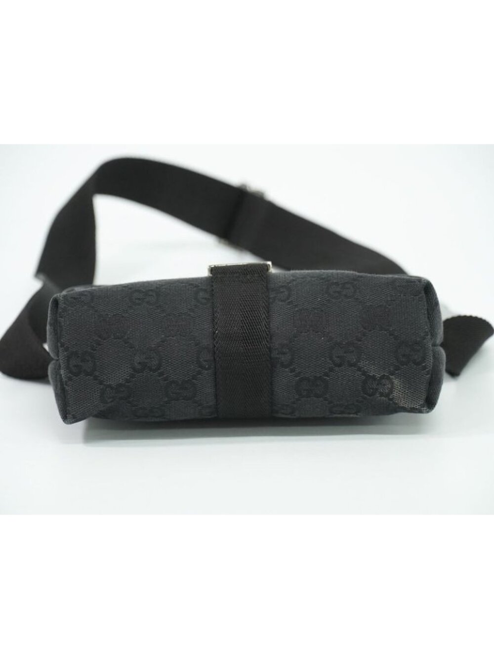 Gucci GG Canvas Waist Pouch Belt Bag Body Black - Picture 3 of 9